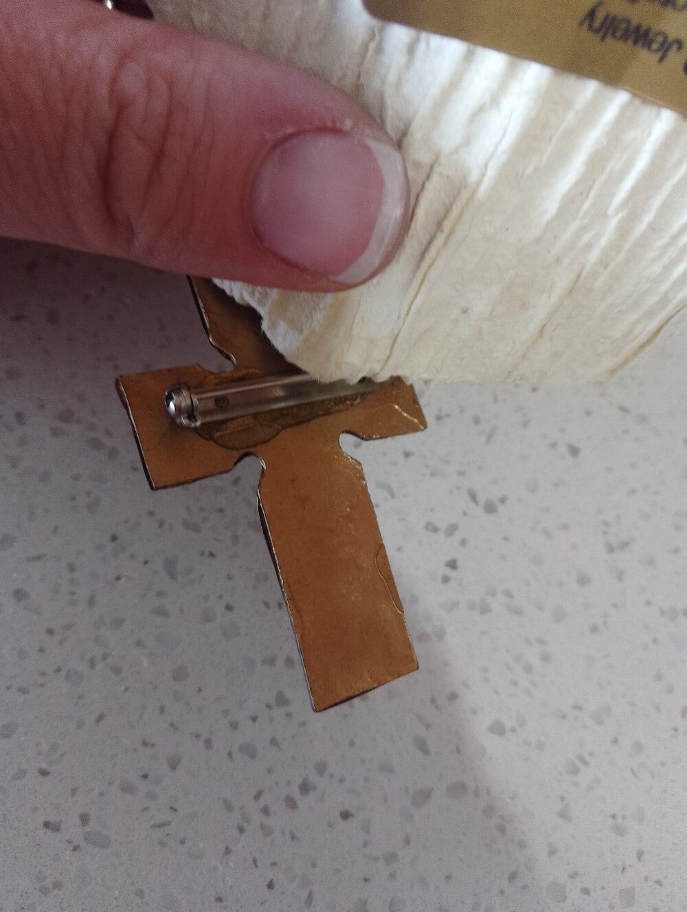 Aztec Cross Pin - Picture 3 of 3